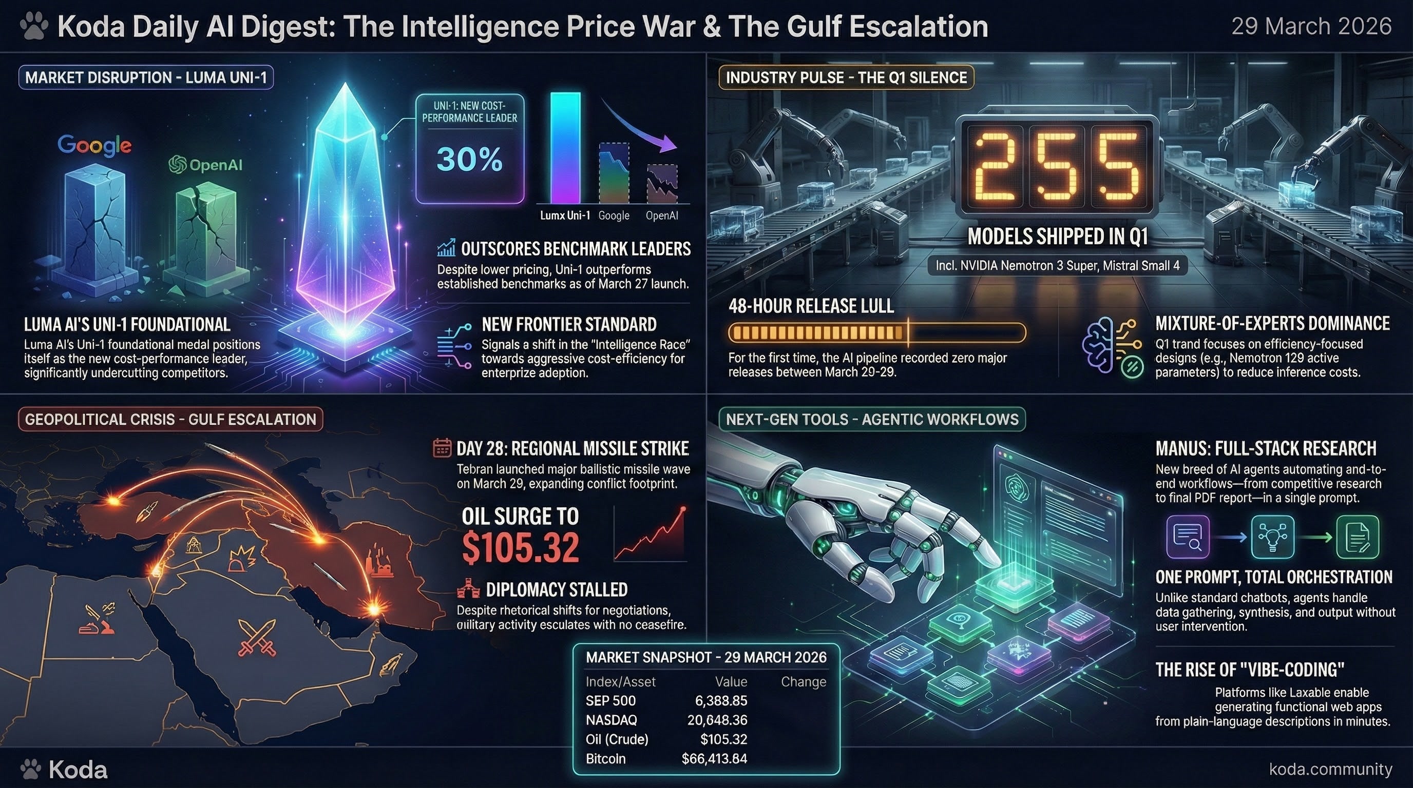 Koda Daily Infographic 2026-03-29