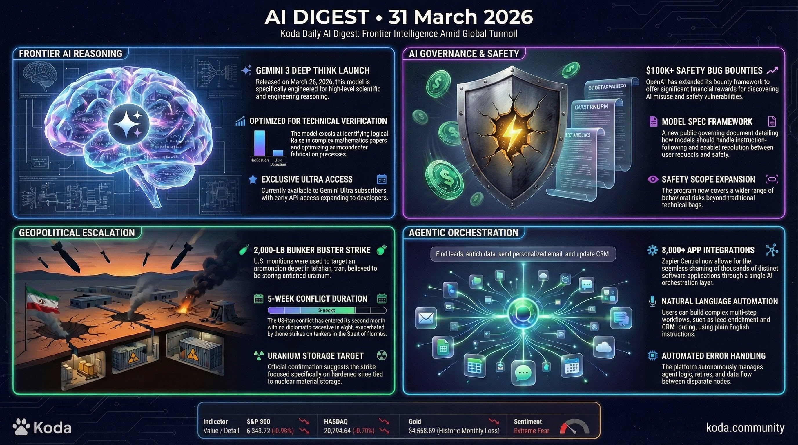 Koda Daily Infographic 2026-03-31