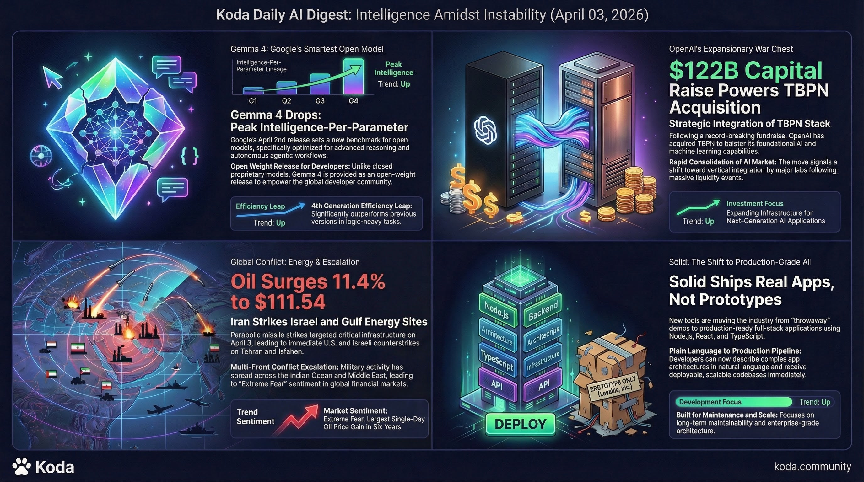 Koda Daily Infographic 2026-04-03