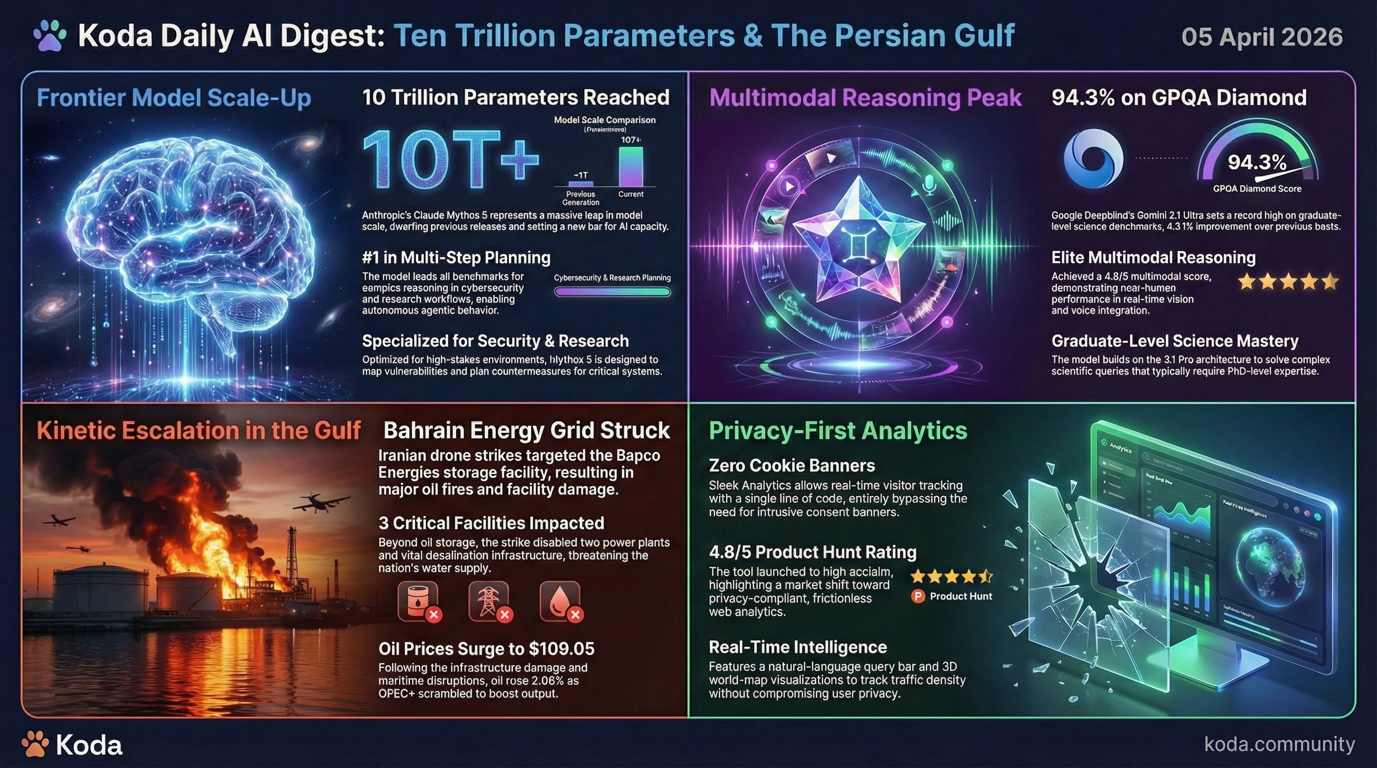 Koda Daily Infographic 2026-04-05