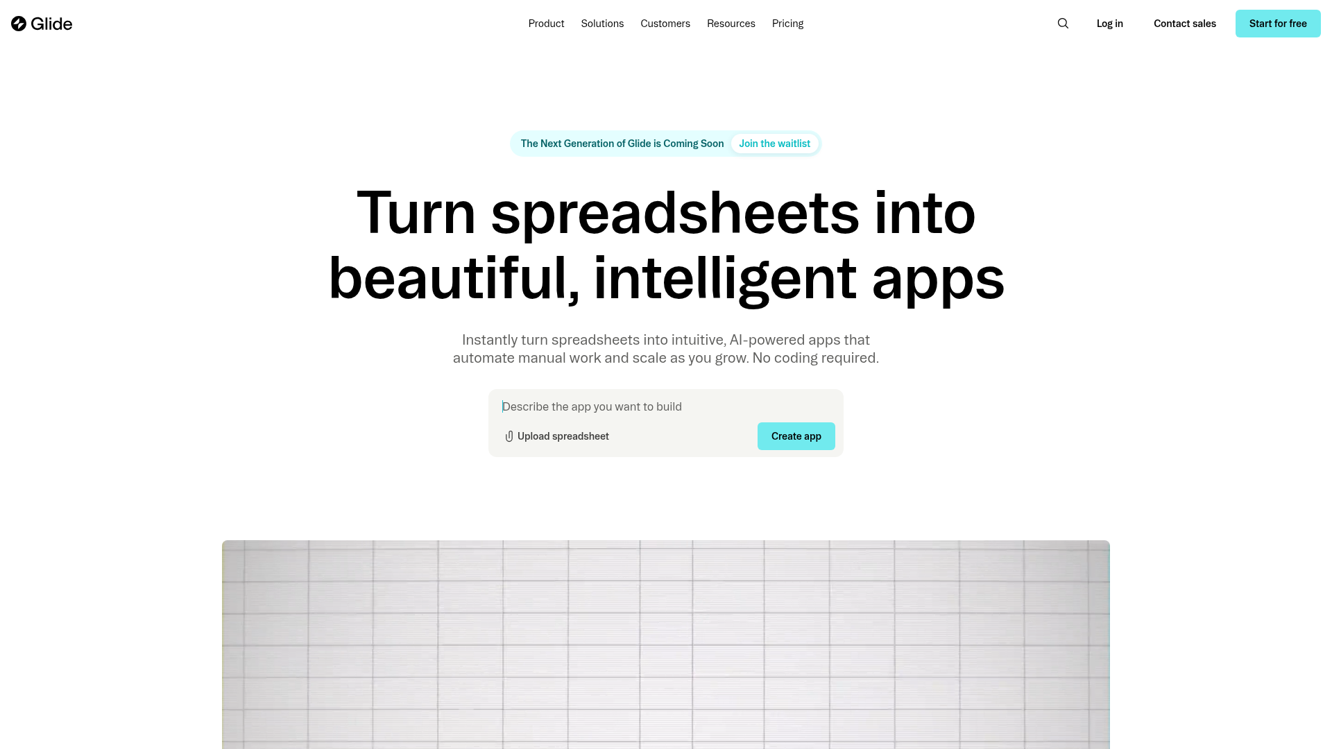 Glide: Turn Spreadsheets Into Business Apps Without Code