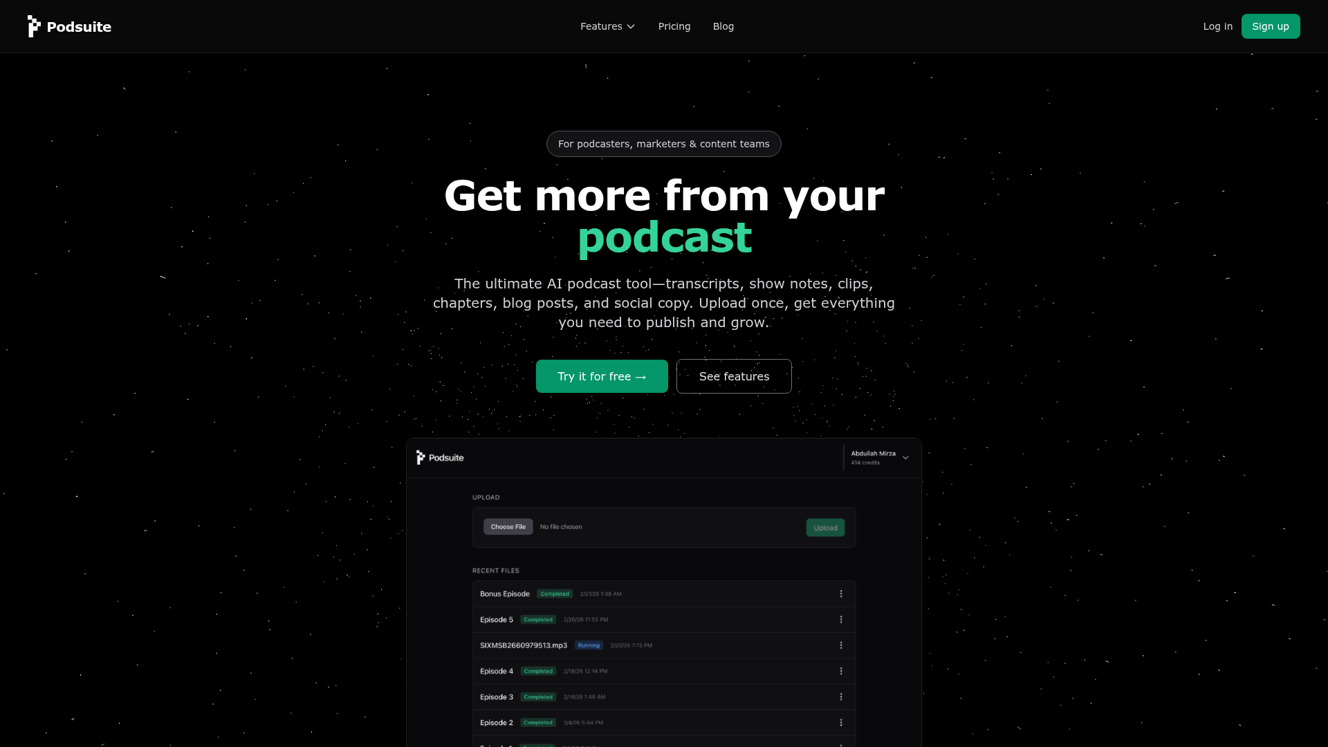 Podsuite