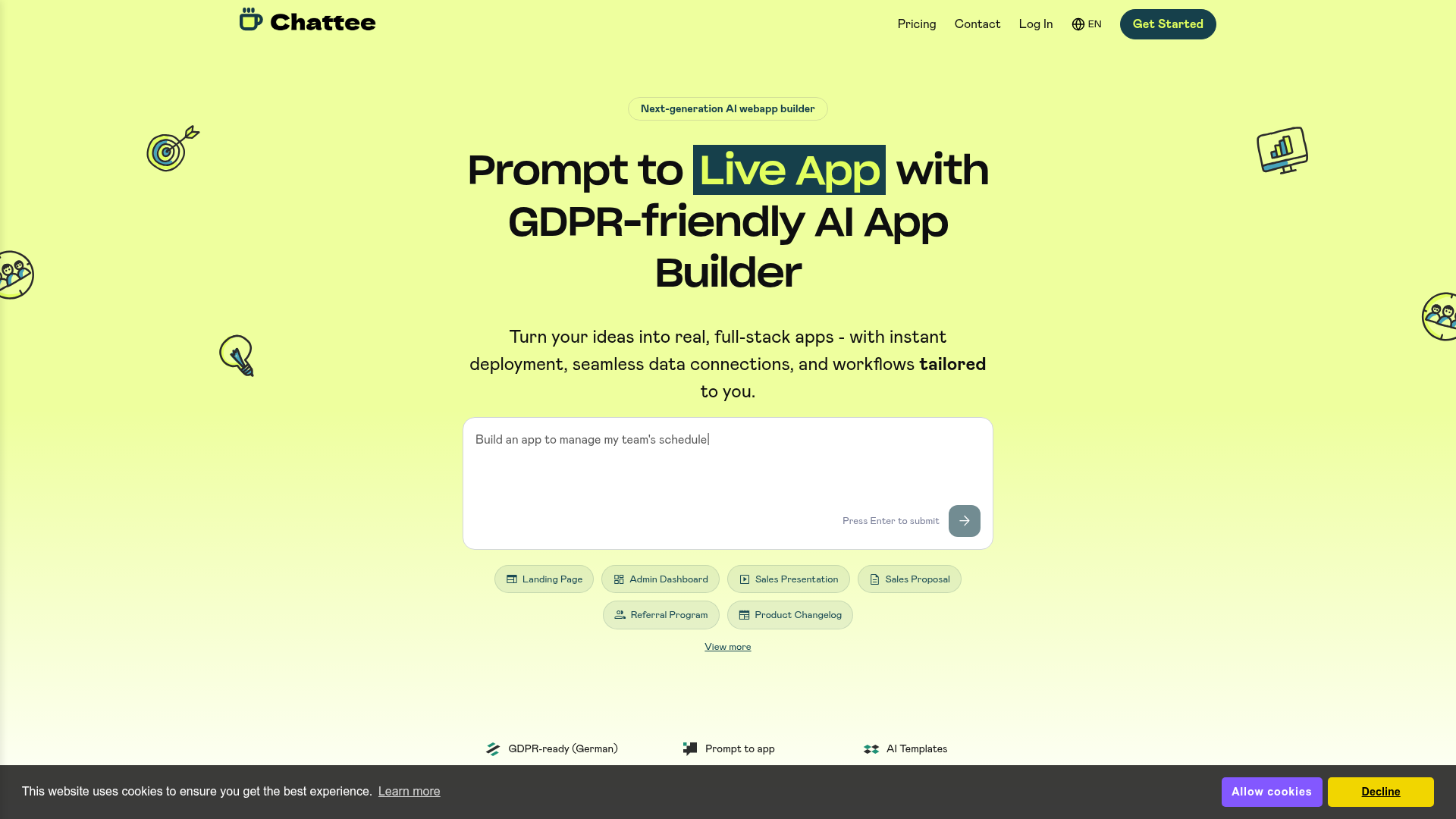 Chattee AI App Builder v1.2