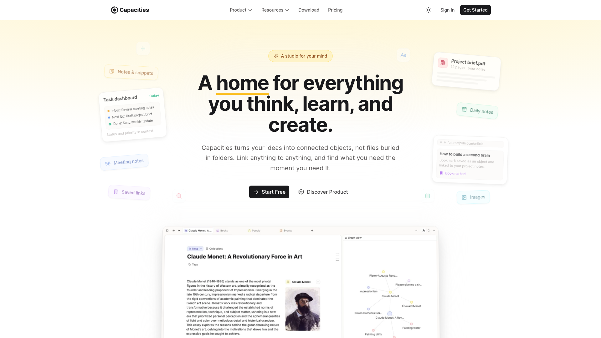 Capacities: Build an Object-Based Knowledge System