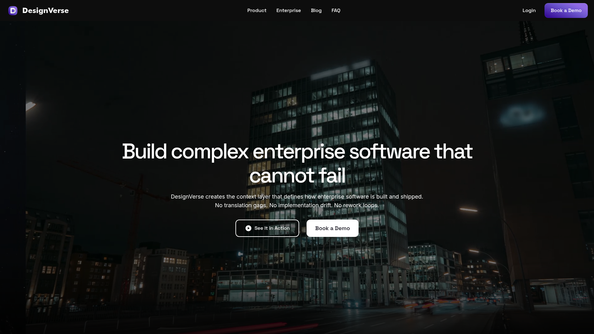 DesignVerse: Build Enterprise Software From Your Own Documentation