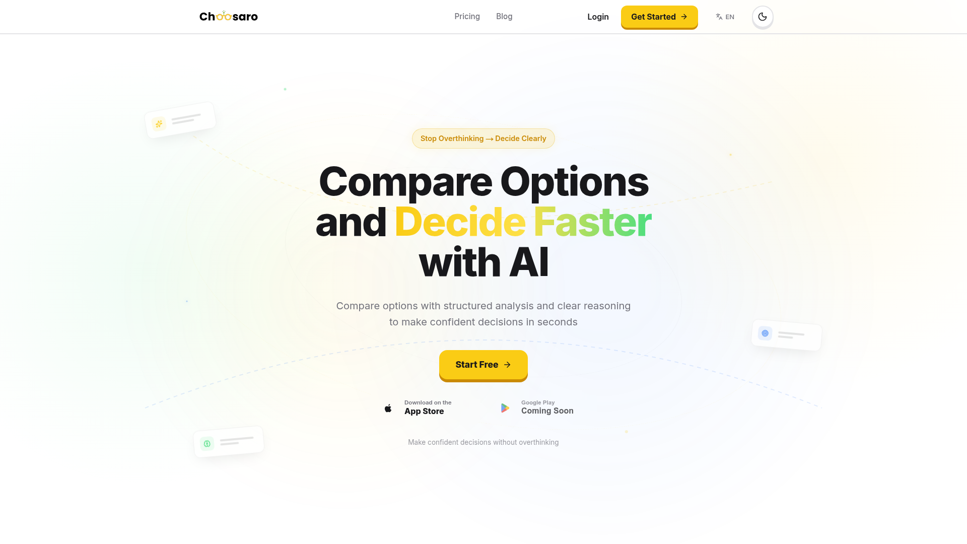 Choosaro: Let AI Structure Your Next Big Decision