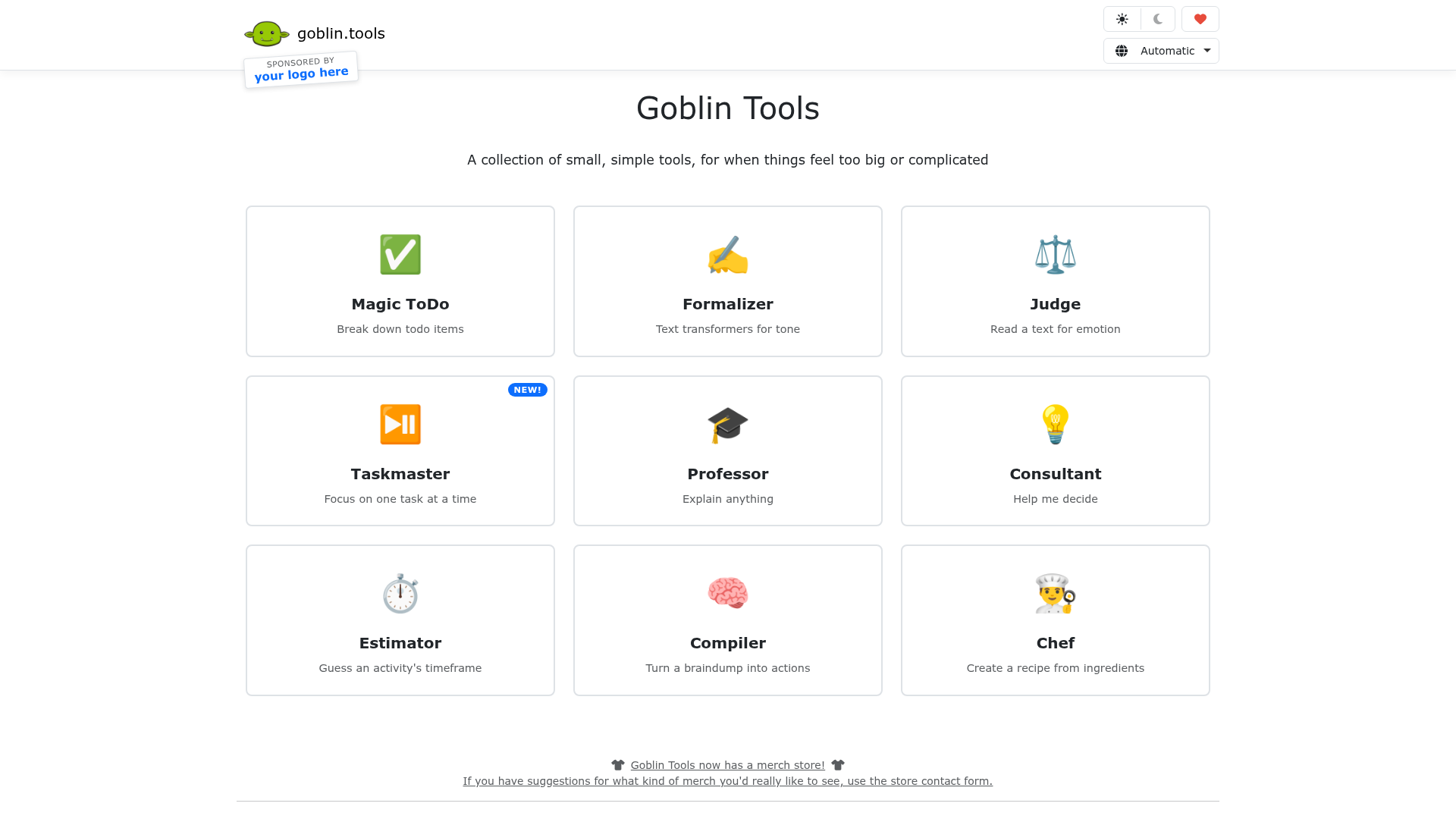 Goblin Tools Magic ToDo: Break Any Overwhelming Task Into Bite-Sized Steps