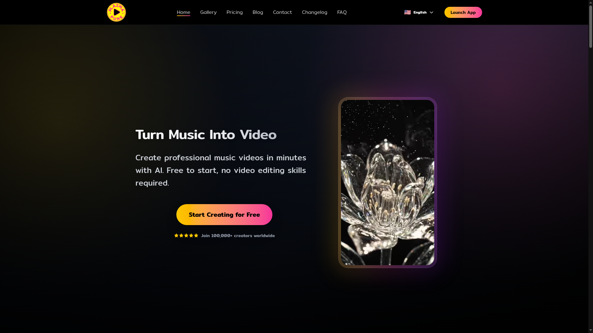 Plazmapunk: AI Music Videos That React to Your Audio