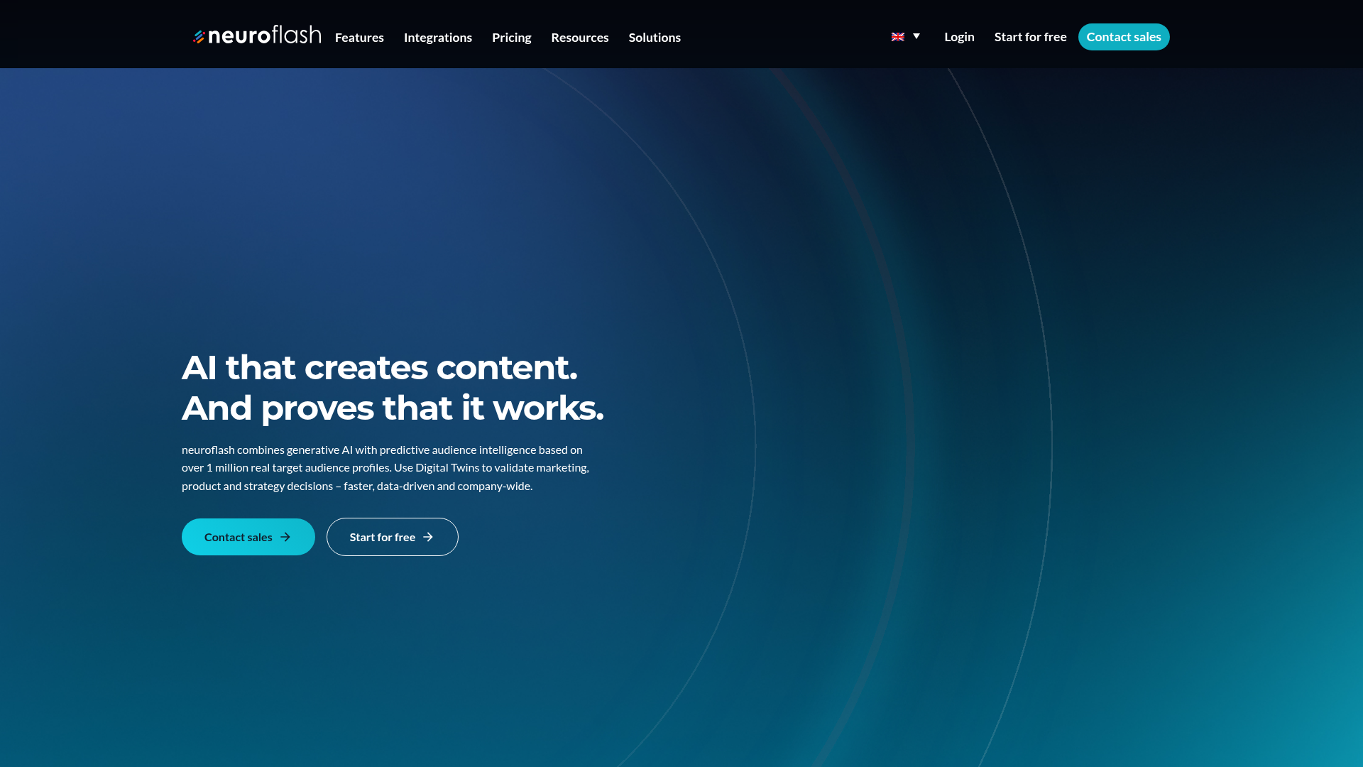 neuroflash interface screenshot