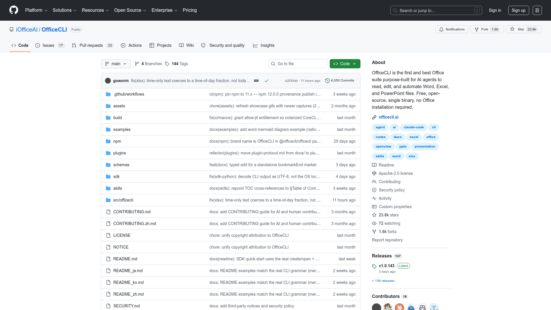 OfficeCLI screenshot