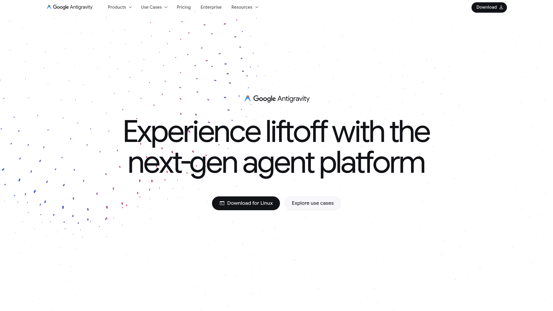 Google Antigravity screenshot