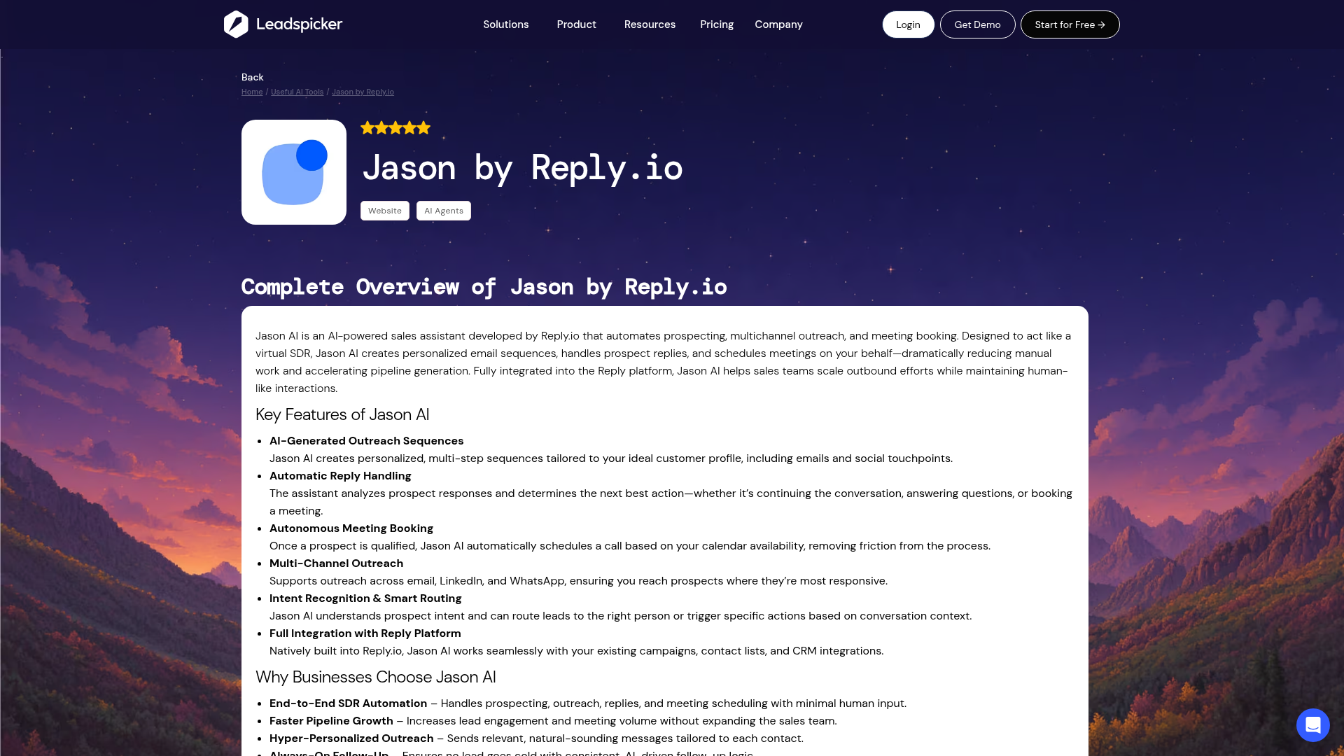 Jason AI screenshot